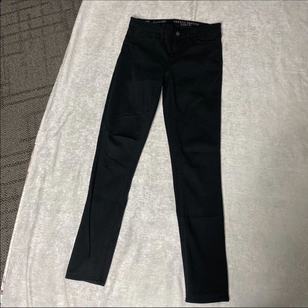 Madewell skinny ankle black pants 25‎
